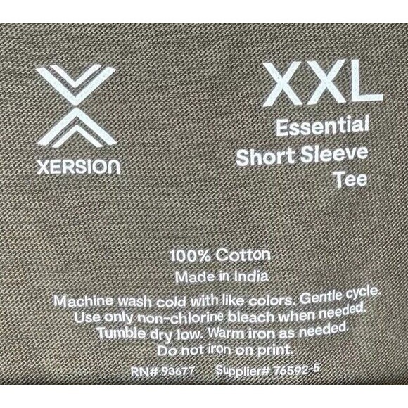 Xersion Bundle Lot 4 Men’s Tagless Lightweight Crew Neck T-shirts Size XXL NEW! - Picture 11 of 16